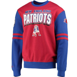 Mitchell & Ness NFL All Over Crew 2.0 NEW ENGLAND PATRIOTS Scarlet
