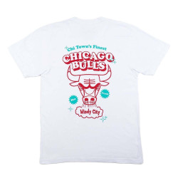 Mitchell & Ness NBA Merch Take Out Tee Chicago Bulls White