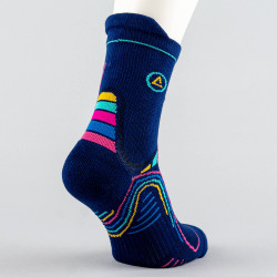 Peak Flash 5 Basketball Sock Navy