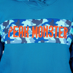 PEAK Hoodie Fleece Sweater F654301 Port Blue