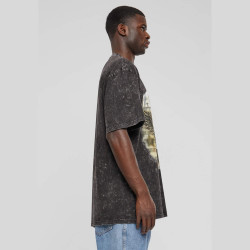 Karl Kani Woven Signature Washed Eagle Tee black