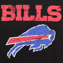 Re:Covered NFL Core Logo T-Shirt Buffalo Bills Solid Black