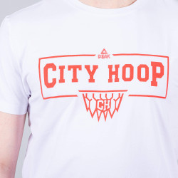 Peak Basketball Series City Hoop T-Shirt White