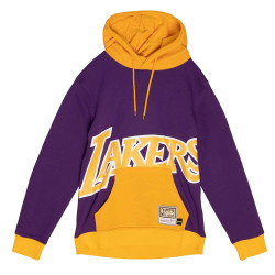 Mitchell & Ness NBA BIG FACE HOODY 5.0 LOS ANGELES LAKERS Purple