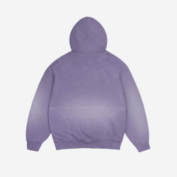 Mikina Jacker Rough Garment Dyed Premium Hoodie Zip modrá