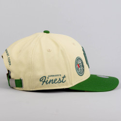 Djinn's 6 Panel TrueFit Cap Anniversary Cream/Green