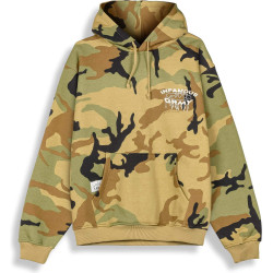 GRIMEY WEAR FOLLOW THE DOLLAR CAMO VINTAGE HOODIE BROWN CAMO