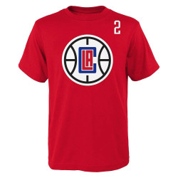 Outer Stuff Nba Standing Tall Ss Tee La Clippers Leonard Kawhi Red