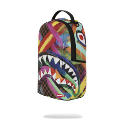 Sprayground Sharks In Paris City Streaks Backpack (Dlxv) Multi