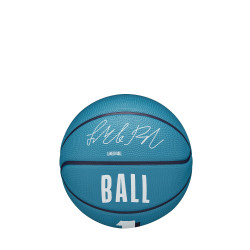 Wilson NBA Player Icon Mini Bskt. LaMelo Ball (sz. 3) Blue/White