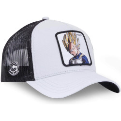 Capslab Dragon Ball Trucker Vegeta White