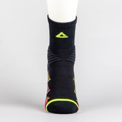 Basketbalové ponožky PEAK Basketball Socks čierno-žlto-ružové