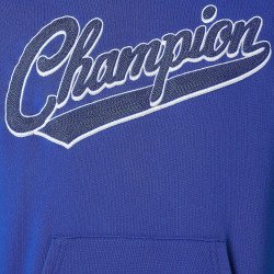 Champion retrò resort Knitted hooded sweatshirt - blue