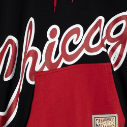 Mitchell & Ness NBA BIG FACE HOODY 5.0 CHICAGO BULLS Black