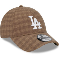 Šiltovka New Era 9Forty 940 MLB La Dodgers Flannel Brown 9Forty Cap hnedá