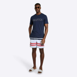 Tričko Nautica Cook B&T T-Shirt tmavomodré
