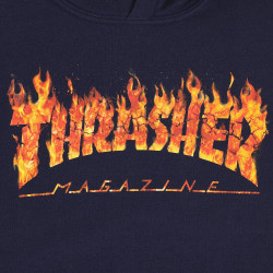Thrasher Hoodie Inferno Navy