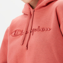 Champion Tonal Logo Heavy Fleece Hoodie Pink