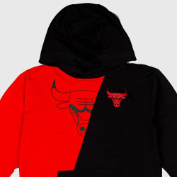 Outer Stuff Unrivaled French Terry Hood Chicago Bulls Black/Red