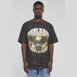 Karl Kani Woven Signature Washed Eagle Tee black