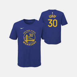 Nike Boys Icon N&N Tee Golden State Warriors Stephen Curry – Nr. 30 Blue/Yellow