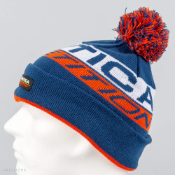 Nautica Buren Pom Pom Beanie Navy