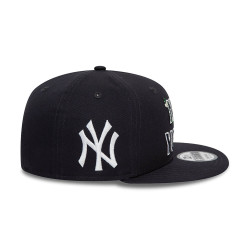 New Era MLB New York Yankees Flower Wordmark Black 9FIFTY Snapback Cap