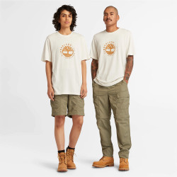 Timberland SS Refibra Graphic Tee - natural