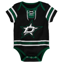 Outer Stuff Nhl Hockey Pro Creeper Plain Back Dallas Stars Black