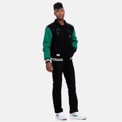 Fila Tehran College Jacket Black-Verdant Green