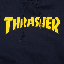 Thrasher Cover Logo Hoodie Navy