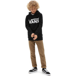 Vans Boys Classic Pullover Hoodie (8-14+ Years) Black/White