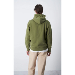 Champion Tonal Embroidered Fleece Hoodie Olive Green