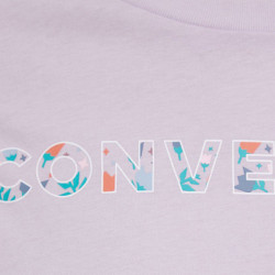 Converse Icon Play Floral Infill Tee PURPLE