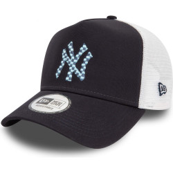 Šiltovka so sieťkou New Era 940 MLB New York Yankees Seasonal Infill Navy A-Frame Trucker Cap tmavomodrá