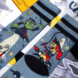 Ponožky American Socks Alien Snatch - Mid High