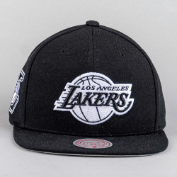 Šiltovka Mitchell & Ness Los Angeles Lakers NBA Evergreen snapback čierna