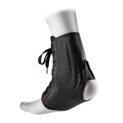Šnurovacia ortéza na členok McDavid 199 Ankle Brace Lace-Up with Stays čierna