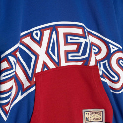 Mitchell & Ness NBA BIG FACE HOODY 5.0 PHILADELPHIA 76ERS Blue