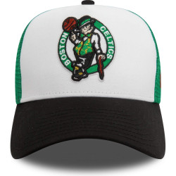 Šiltovka so sieťkou New Era 940 Boston Celtics NBA Black 9FORTY A-Frame Trucker Cap čierna