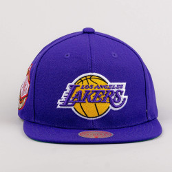 Mitchell & Ness NBA Conference Patch Snapback Los Angeles Lakers Purple