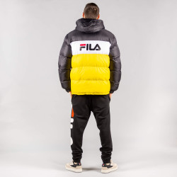 FILA SCOOTER puff jacket black/olive/white