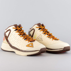 Peak Basketball Shoes Tony Parker TP9-II Christmas PE Cream/Brown
