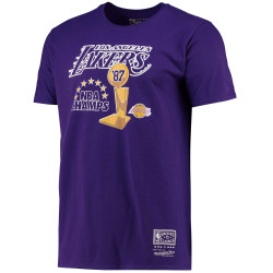 Mitchell & Ness NBA Champs Lakers Tee LOS ANGELES LAKERS PURPLE