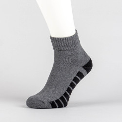 Pánske športové ponožky PEAK Medium Cut Socks tmavosivé