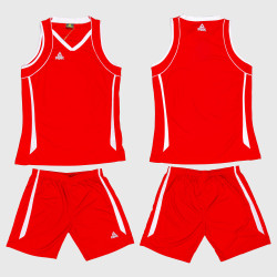 Dámska basketbalová súprava PEAK Basketball Uniform červeno-biela