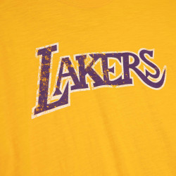 Mitchell & Ness NBA Slub S/S Tee LOS ANGELES LAKERS GOLD