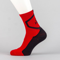 Basketbalové ponožky PEAK Basketball Pro Socks červeno-čierne