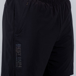 Bežecké tepláky 2in1 Peak Heat Control Technology Elastic Pants Black