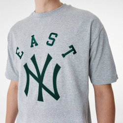 New Era New York Yankees MLB Heritage Grey Oversized T-Shirt